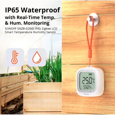 Sonoff SNZB-02WD Temp and Humidity Sensor